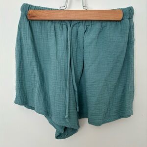 Pink Lily Gauzy Cotton Shorts